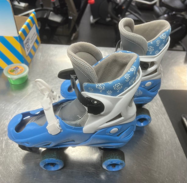 Used ADJUSTABLE Junior Rec Fitness Skates Royal Blue Adjustable 11497-C000154158