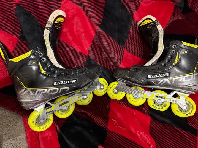 Bauer Vapor 3X Inline Skates Size 10.5 (Fit 2)