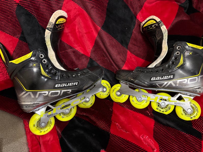 Bauer Vapor 3X Inline Skates Size 10.5 (Fit 2)