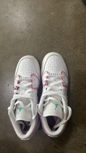 Used Jordan Basketball Shoes Y White Junior 05.5 11605-S000209462