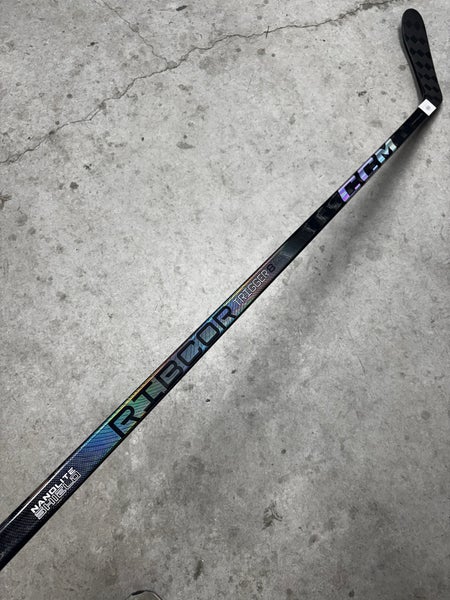 75 Flex P28 Senior CCM RibCor Trigger 8 Pro Left Hand Hockey Stick Pro Stock NHL (Used)