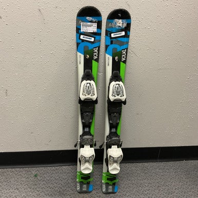 Used Volkl RTM Boys DH Ski/Binding Black And Carolina Blue 80 cm 11855-S000195660