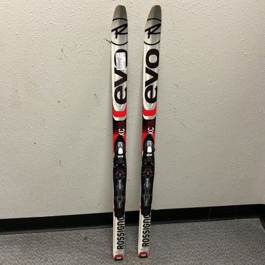 Used Rossignol EVO XC55 Girls XC Ski/Binding White/Black/Red 110 cm 11855-S000195650