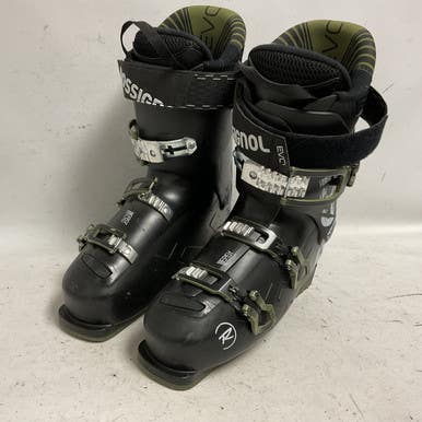 Used Rossignol EVO 70 Mens DH Ski Boot Black And Green 275 MP - M09.5 - W10.5 11855-S000195637