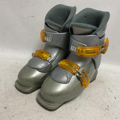 Used Head CARVE HT2 Boys DH Ski Boot Grey 225 MP - J04.5 - W5.5 11855-S000195632