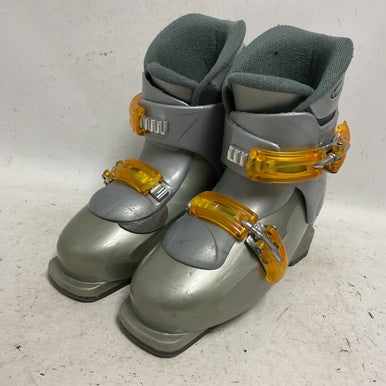 Used Head CARVE HT2 Boys DH Ski Boot Grey 225 MP - J04.5 - W5.5 11855-S000195632