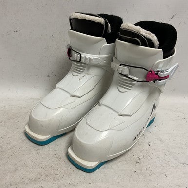 Used MCKINLEY MG30-1 Boys DH Ski Boot White And Royal Blue 215 MP - J03 11855-S000195627