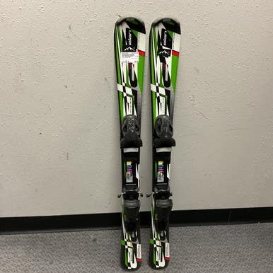 Used Elan EXAR PRO Boys DH Ski/Binding Green 100 cm 11855-S000195606