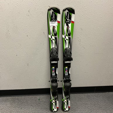 Used Elan EXAR PRO Boys DH Ski/Binding Green 100 cm 11855-S000195606