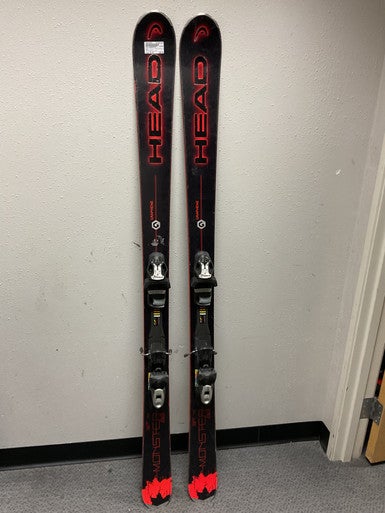 Used Head MONSTER 88 Mens DH Ski/Binding Black And Orange 170 cm 11855-S000195602