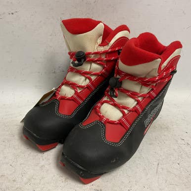 Used Rossignol X-1 JR Boys NNN XC Ski Boots Navy Blue W 06 / JR 04-04.5 11855-S000195592