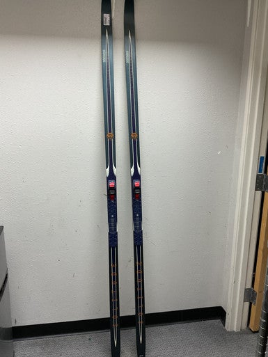 Used L.L. Bean SOLITUDE Mens XC Ski/Binding Navy Blue 215 cm 11855-S000195570