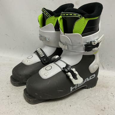 Used Head Z2 Boys DH Ski Boot Grey 225 MP - J04.5 - W5.5 11855-S000195569