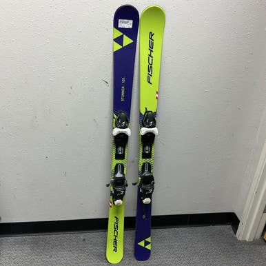Used Fischer STUNNER Boys DH Ski/Binding Purple 131 cm 11855-S000195572