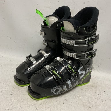 Used Rossignol COMP J4 Mens DH Ski Boot Black And Neon Green 245 MP - M06.5 - W07.5 11855-S000195561