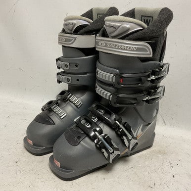 Used Salomon PERFORMA 5.0 W Womens DH Ski Boot Grey 235 MP - J05.5 - W06.5 11855-S000195563