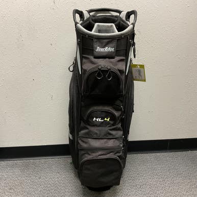 Used Tour Edge HL4 Mens Cart Bag Black And Silver 11855-S000195559
