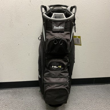 Used Tour Edge HL4 Mens Cart Bag Black And Silver 11855-S000195559