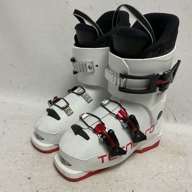 Used Tecno Pro T50.3 Boys DH Ski Boot White 225 MP - J04.5 - W5.5 11855-S000195551