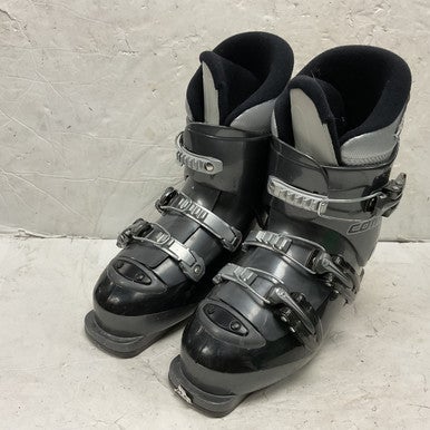 Used Rossignol COMP J Boys DH Ski Boot Black 225 MP - J04.5 - W5.5 11855-S000195510