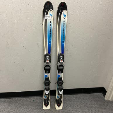 Used Rossignol JUNIOR 120 Boys DH Ski/Binding White 120 cm 11855-S000195514