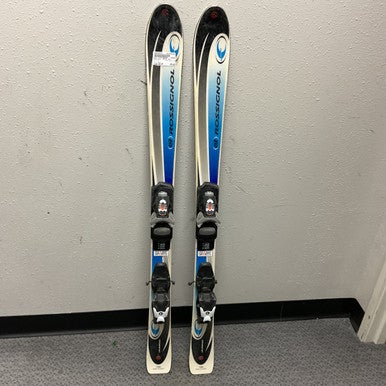 Used Rossignol JUNIOR 120 Boys DH Ski/Binding White 120 cm 11855-S000195514