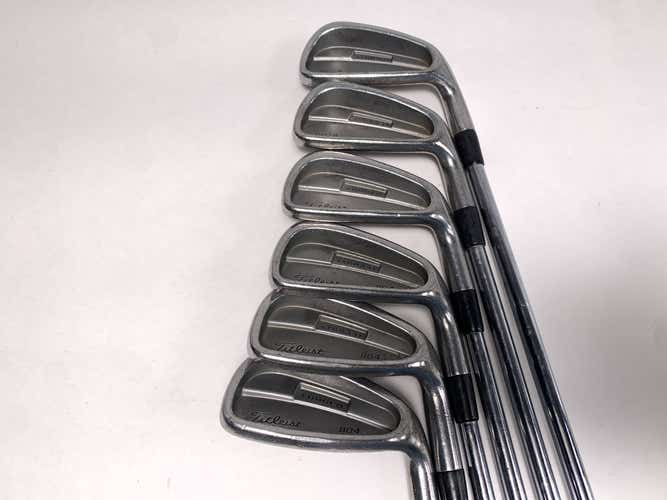 Titleist 804 OS Iron Set 3-PW NS Pro 970 Stiff Steel Mens RH- no 5 & 9i