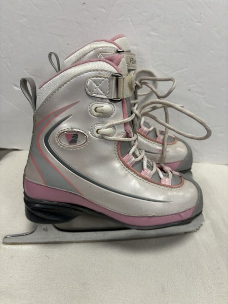 Girls Size 2 Pink Riedell Figure Ice Skates