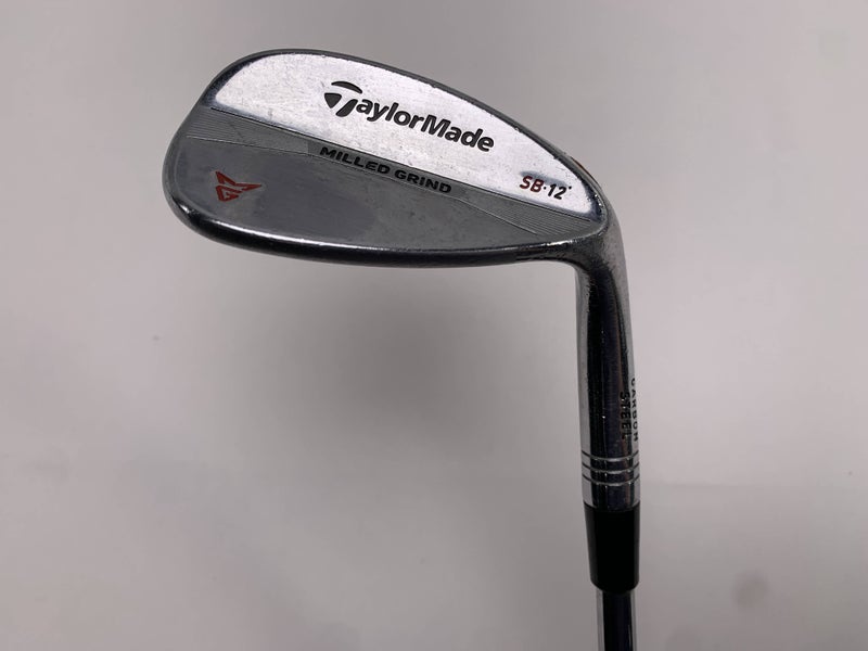 TaylorMade Milled Grind Satin Chrome Sand Wedge SW 56* KBS Tour Wedge Mens RH