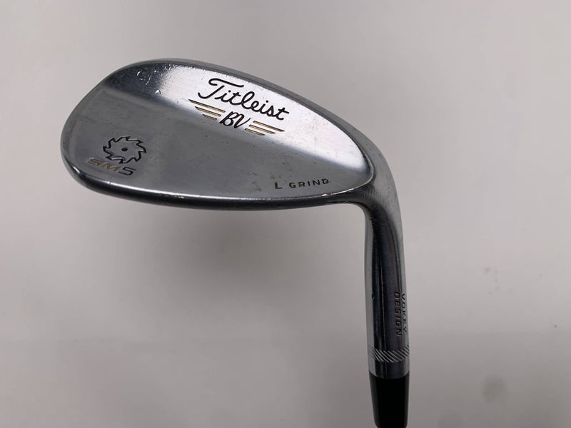 Titleist Vokey SM5 Tour Chrome Lob Wedge LW 58* 4 L-Grind Wedge Steel Mens RH