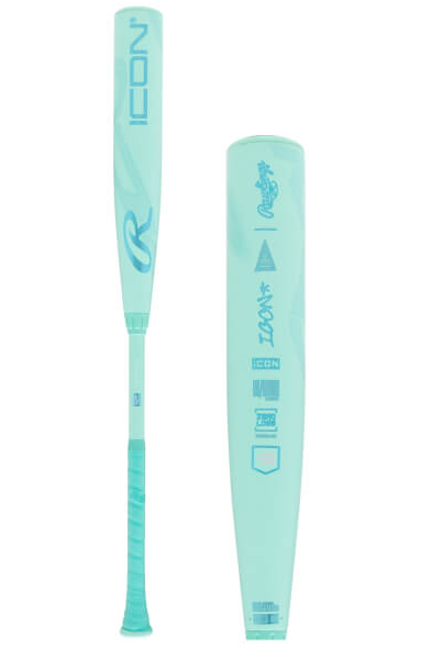 New 2026 Rawlings Icon BBCOR Baseball Bat: RBB6I3