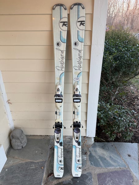 Women's All Mountain 152 cm Rossignol Attraxion Skis With Bindings (Used)