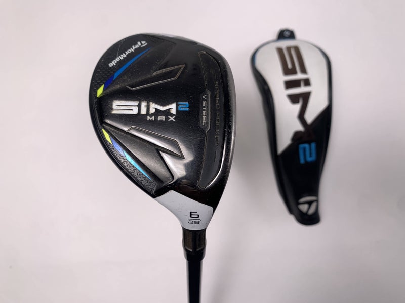 TaylorMade SIM2 MAX Rescue 6 Hybrid 28* Fujikura Ventus Blue 5A Senior RH HC