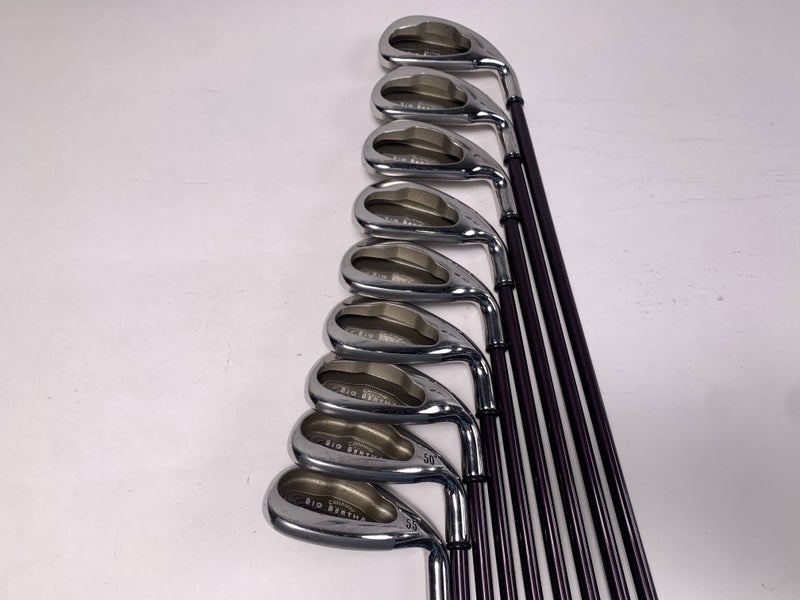 Callaway Big Bertha 2004 Iron Set 4-PW+GW+SW Big Bertha Gems 65g Ladies RH