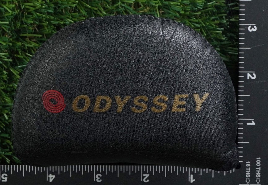 VINTAGE ODYSSEY MALLET PUTTER HEADCOVER BLACK ~ LOOK!!