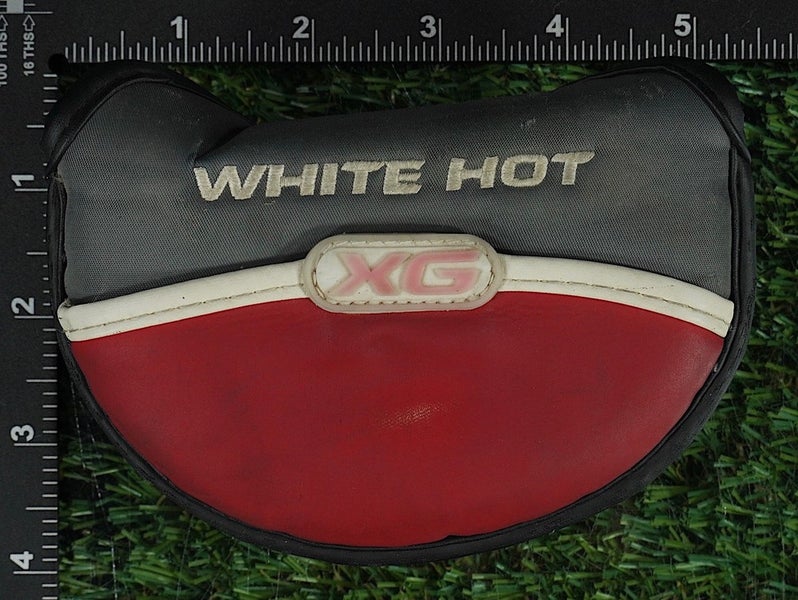 ODYSSEY WHITE HOT XG MID MALLET PUTTER MAGNETIC HEADCOVER RED / GRAY / BLACK