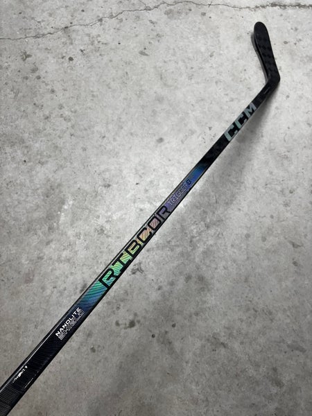 85 Flex P28 Senior CCM RibCor Trigger 8 Pro Left Hand Hockey Stick Pro Stock NHL (Used)