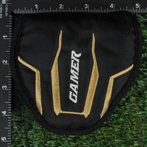 TOP FLITE GAMER RH MALLET PUTTER HEADCOVER BLACK / YELLOW ~ LOOK!!