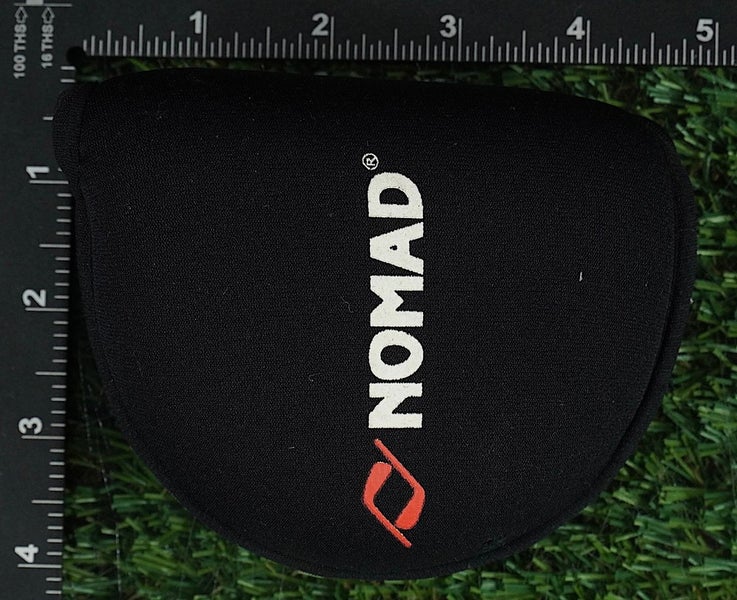 NOMAD MALLET PUTTER HEADCOVER RH BLACK / RED ~ LOOK!!