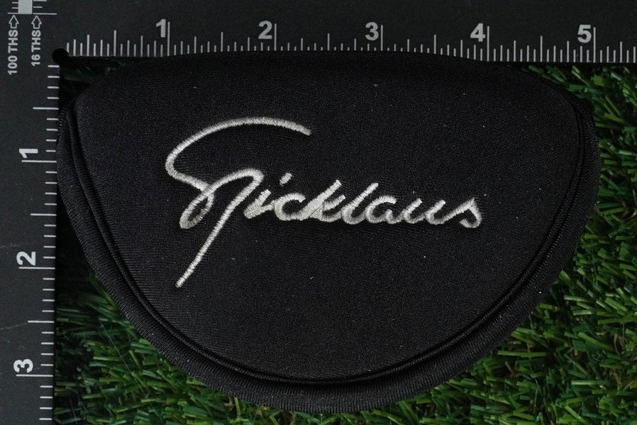 NICKLAUS MALLET PUTTER HEADCOVER BLACK / GRAY ~ LOOK!!