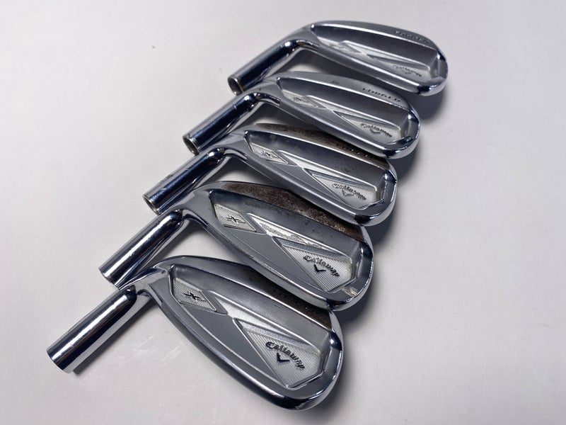 Callaway X Forged Iron Set 5-PW HEADS ONLY Mens LH No 9 iron