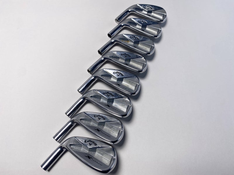 Callaway X Forged 2018 L Iron Set 3-PW HEADS ONLY Mens LH