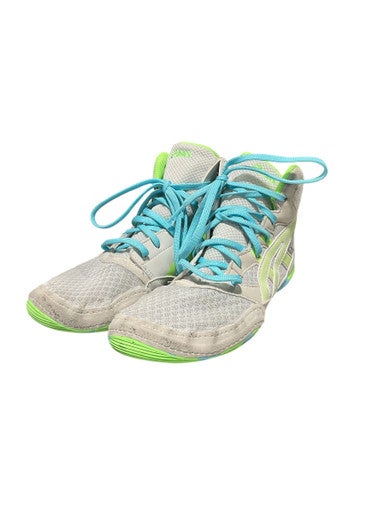 Used Asics Wrestling Shoes Turquoise Junior 05.5 11834-S000043532