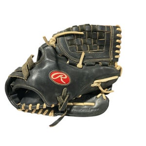 Used Rawlings HEART OF THE HIDE BB/SB Glove RH Throw Black 12" 11834-S000043502