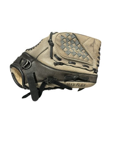 Used Mizuno POWER CLOSE BB/SB Glove RH Throw Grey 10 1/2" 11834-S000043498