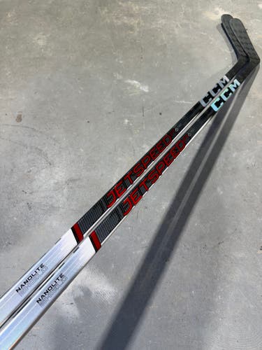 CCM JETSPEED FT6 PRO 2 PACK Pro Stock Hockey Stick Grip P02 95 Flex Left 8284