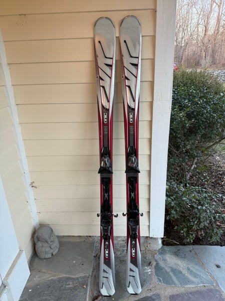 Men's All Mountain 163 cm K2 Konic 75 Skis With Bindings Max Din 10 (Used)