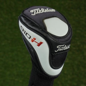 TITLEIST 910H HYBRID HEADCOVER BLACK / WHITE / RED WITH CHANGEABLE NUMBERS