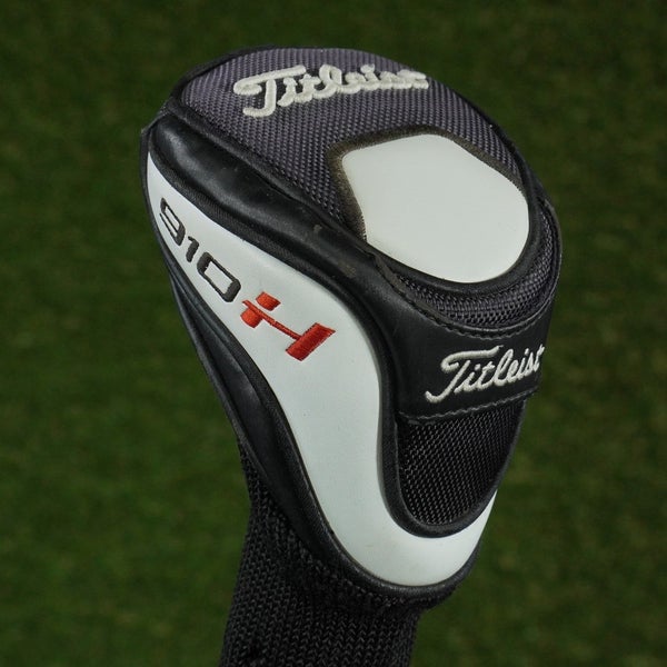 TITLEIST 910H HYBRID HEADCOVER BLACK / WHITE / RED WITH CHANGEABLE NUMBERS