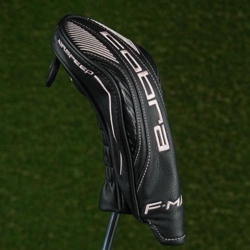 COBRA F-MAX AIRSPEED HYBRID HEADCOVER BLACK / PINK WITH CHANGEABLE NUMBERS